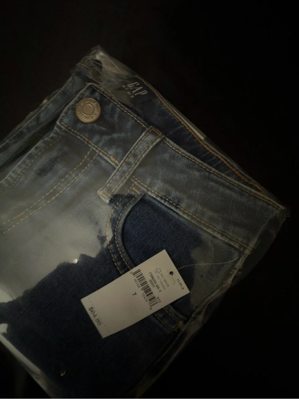 GAP Dark Navy Rhinestone Flared Jeans